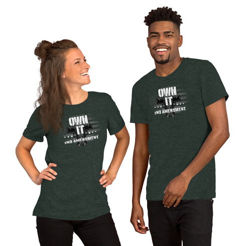 Own It 2nd Amendment Pro 2a Pro Gun rights graphic t-shirt - Mainstream Freedom